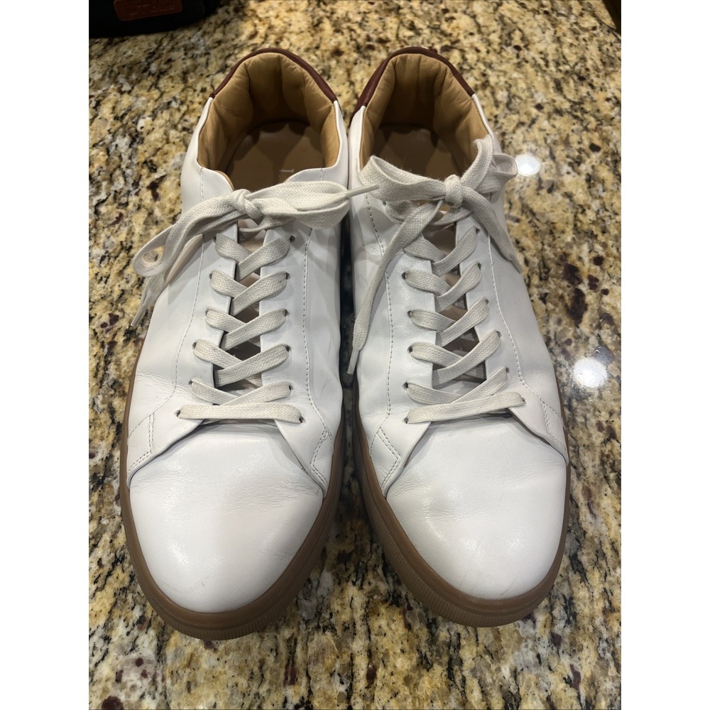 Thursday Everyday  Men 14 White Leather Lace up Sneakers Shoes